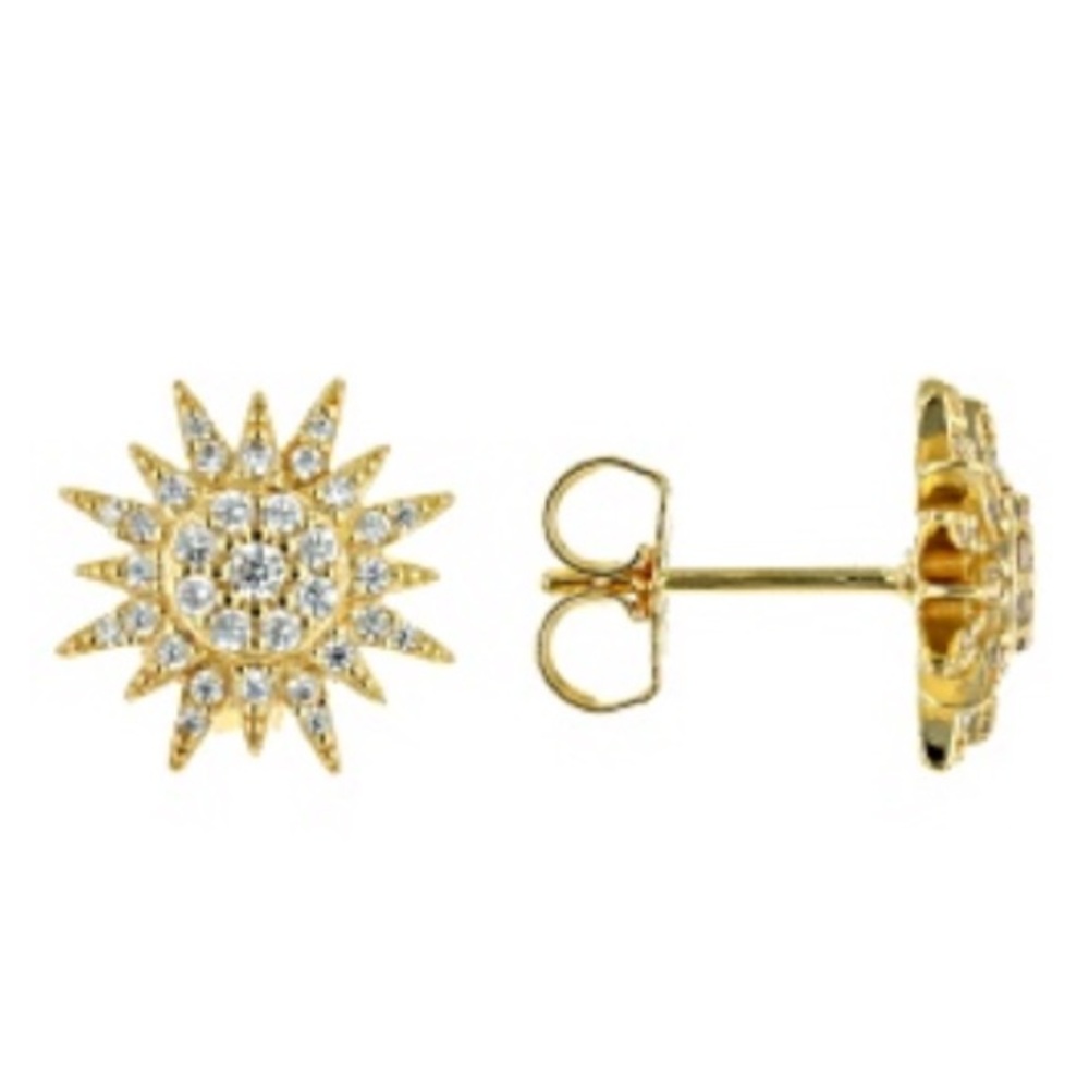 Bella Luce 0.62ctw White Diamond Simulant Eterno(Tm) Yellow Earrings 0.38ctw Dew